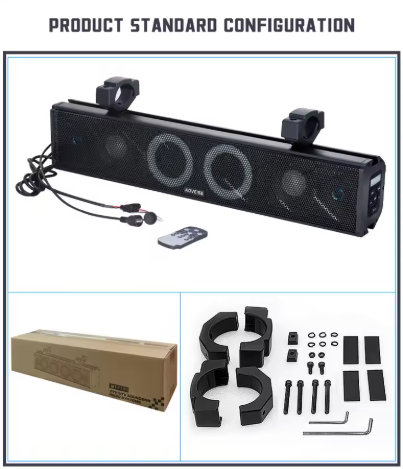 MT4100/MT4200 UTV/ATV Waterproof Soundbar Speaker with Bluetooth Function