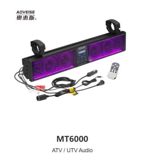 MT4100/MT4200 UTV/ATV Waterproof Soundbar Speaker with Bluetooth Function